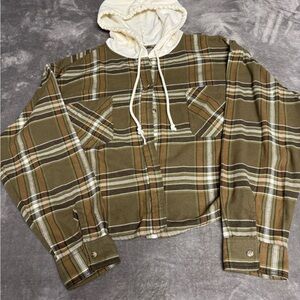 Plaid Hooded Jacket